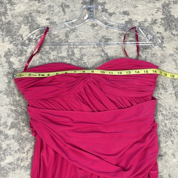 NWT Ieena Mac Duggal 11565 Strapless Sweetheart Neckline Ruched Dress Mini Sz 8 - Picture 11 of 14